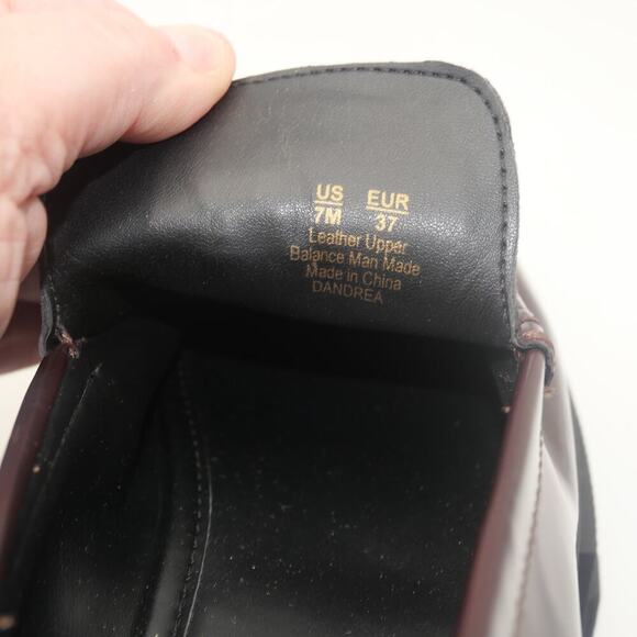 NEW Sam Edelman Women's 9.5 Dandrea Mega Lug Chunky Leather Loafers Burgundy - Picture 11 of 13